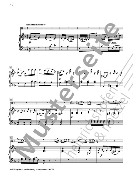 Konzert D-Dur op. 1 | Carl Stamitz | Heinrichshofen Verlag