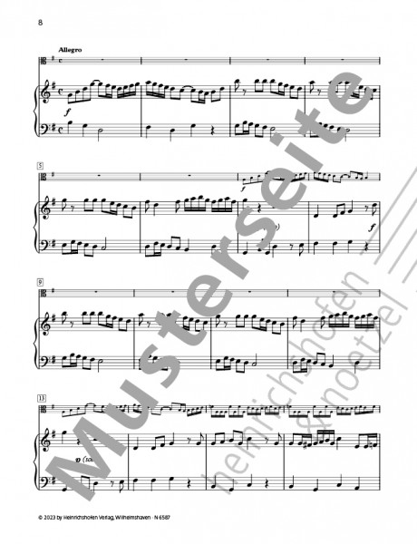 Konzert G-Dur TWV51:G9 | Georg Philipp Telemann | Heinrichshofen Verlag