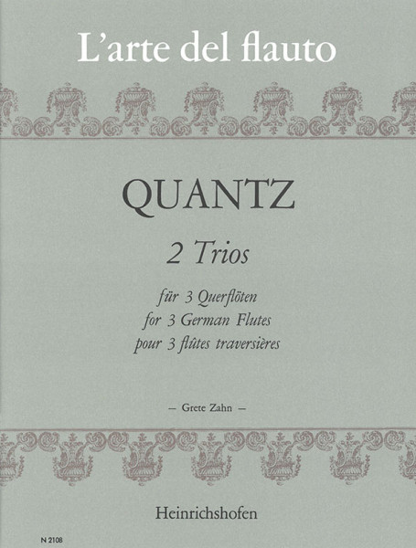 2 Trios für 3 Querflöten | Johann Joachim Quantz | Heinrichshofen Verlag