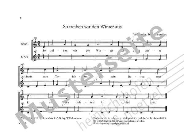 Spring songs | Susanne Hagemann | Heinrichshofen publishing house