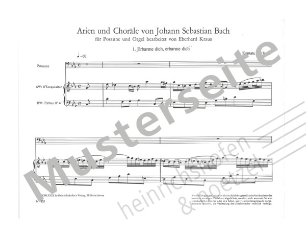 Arien und Choräle | Johann Sebastian Bach