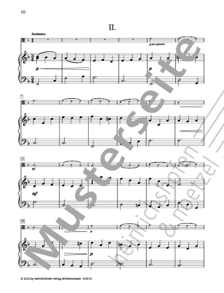 Concertino G-Dur op.11| Ferdinand Küchler | Heinrichshofen Verlag