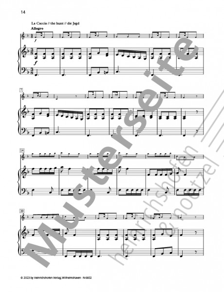 L'Autunno (Der Herbst) op. 8,Nr. 3,RV 293 | Antonio Vivaldi | Heinrichshofen Verlag