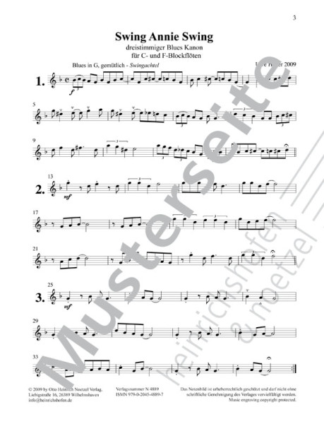 Sraßenmusik à 3 | Heger