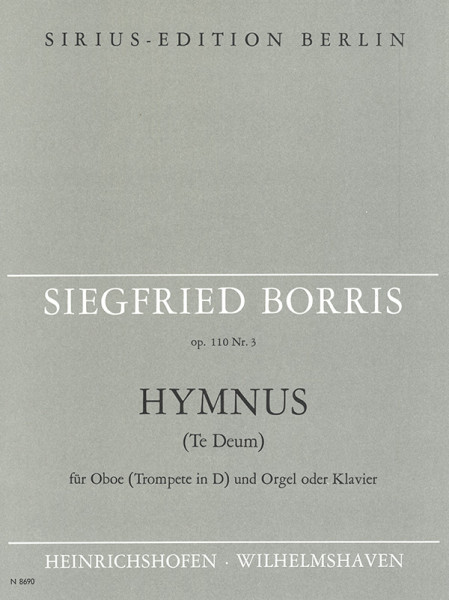 Hymnus (Te Deum), op. 110 Nr. 3 | Siegfried Borris | Heinrichshofen Verlag