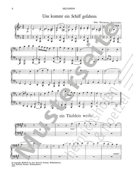 Six Christmas Carols | Hermann Schroeder | Heinrichshofen publishing house