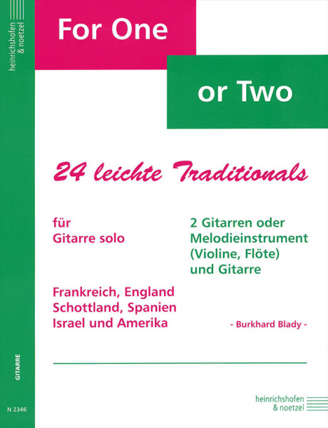 For One or Two | Burkhard Blady | Heinrichshofen Verlag