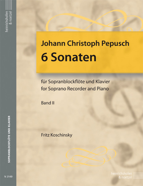 Sechs Sonaten , Bd 2