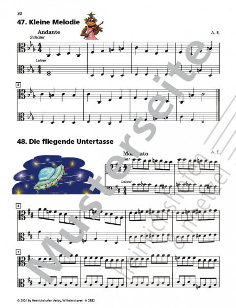 Susi and Eddi viola school | volume 2 | Anja Elsholz | Heinrichshofen publishing house