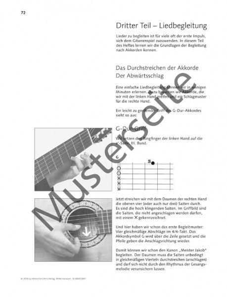 Fridolins Gitarren-Coach (mit CD) | Hans Joachim Teschner | Heinrichshofen Verlag