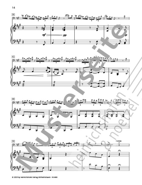 Concerto No. 2, Kr. 172 (E major) | Carl Ditters von Dittersdorf | Heinrichshofen publishing house