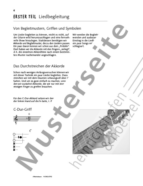 Fridolin - Liedbegleitung zur Gitarrenschule | Hans Joachim Teschner | Heinrichshofen Verlag