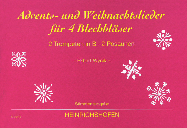 Advents- und Weihnachtslieder für 4 Blechbläser