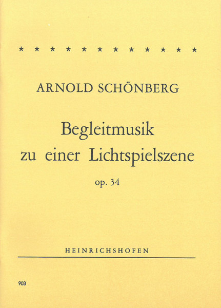 Begleitmusik zu einer Lichtspielszene op. 34