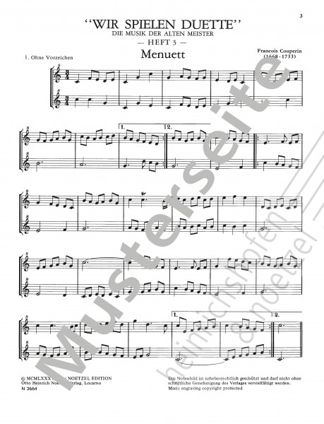 Wir spielen Duette | Heft 3 | Reihe A