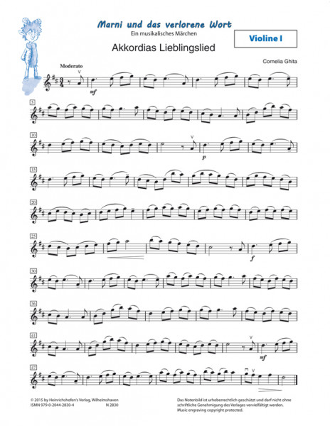 Marni und das verlorene Wort (Violine I)