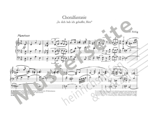 Choralfantasie "In dich hab ich gehoffet, Herr"