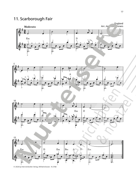 Guitar Landscapes | Andreas Hinners | Heinrichshofen Verlag