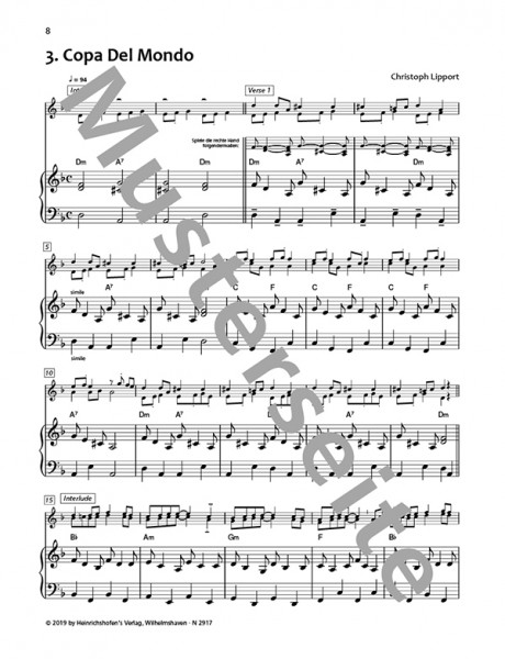 Two for You - Klavierbegleitung