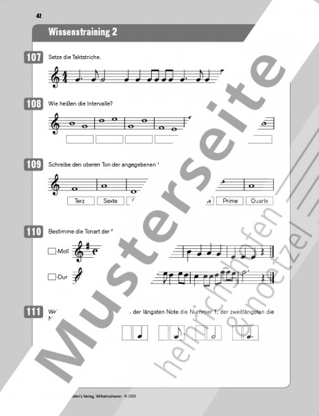 Spielend Theorie lernen für Blockflöte und Querflöte