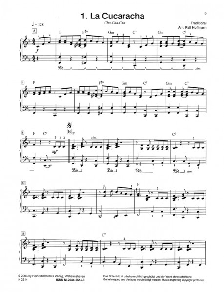 Popular Styles for Piano, Bd 4