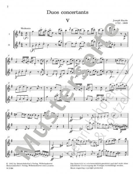 6 Duos concertants | Opus 101 No 5 + 6 | volume 3