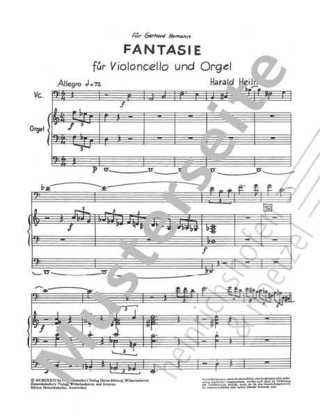 Fantasie | Harald Heilmann | Heinrichshofen Verlag