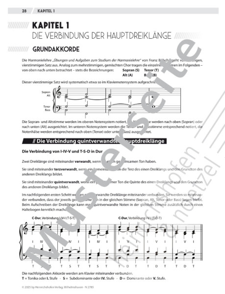 Übungen und Aufgaben zum Studium der Harmonielehre | Günter Kaluza | Heinrichshofen Verlag