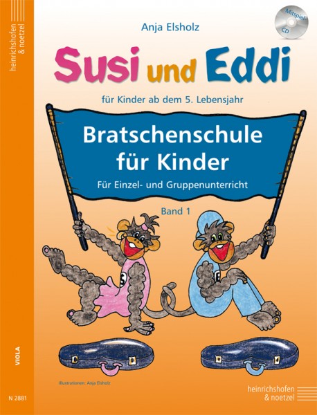Susi und Eddi: Bratschenschule für Kinder (mit CD)