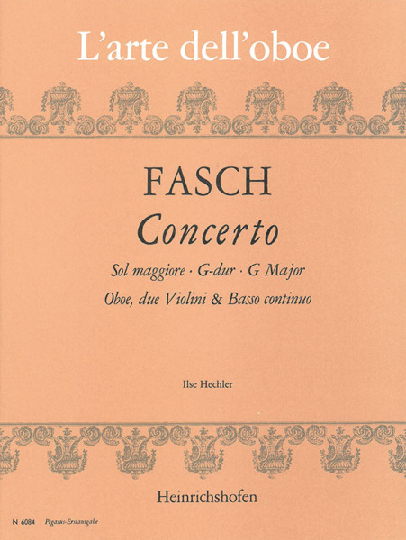 Concerto G-Dur | Johann Friedrich Fasch | Heinrichshofen Verlag