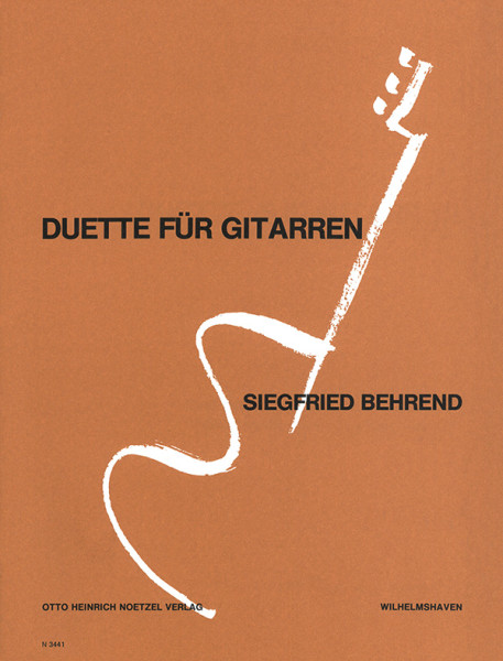 Duette für Gitarren | Siegfried Behrend | Heinrichshofen Verlag
