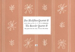 Das Blockflötenquartett, Bd 2