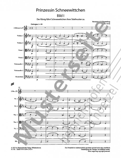 Musik zu Prinzessin Schneewittchen