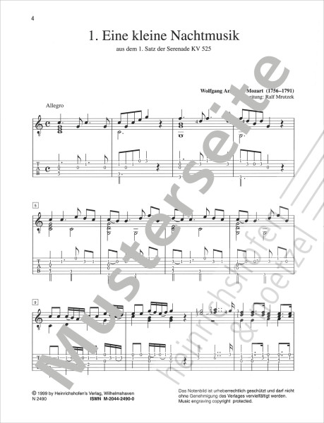 Klassik Hits für Gitarre | Ralf Mrutzek | Heinrichshofen Verlag