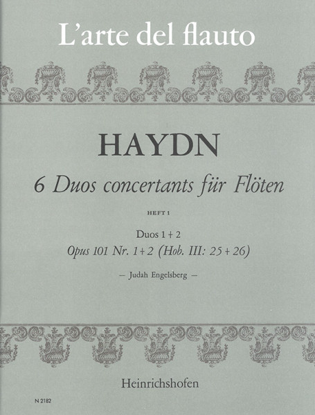 6 duos concertants | Opus 101 No 1 + 2 | Joseph Haydn | Heinrichshofen publishing house