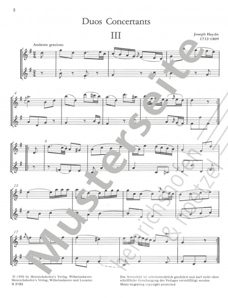 6 Duos concertants | Opus 101 No 3 + 4 | volume 2