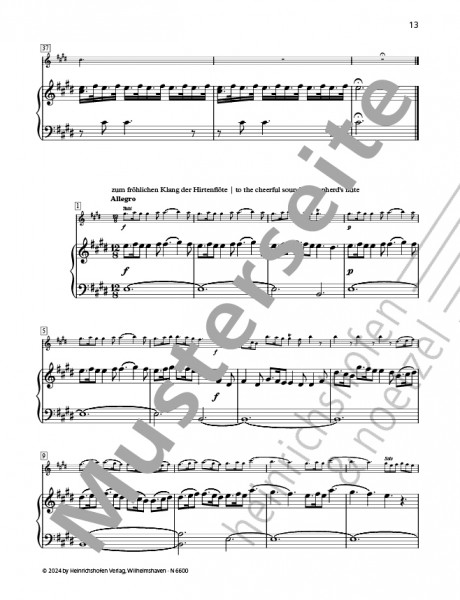 La Primavera (Spring) op.8, No. 1, RV 269 | Antonio Vivaldi | Heinrichshofen publishing house