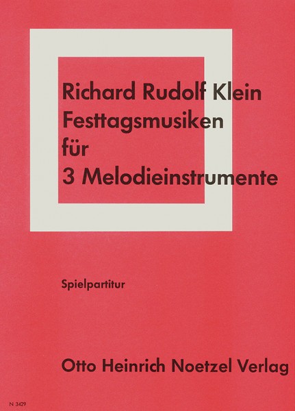 Festtagsmusiken für 3 Melodieinstrumente