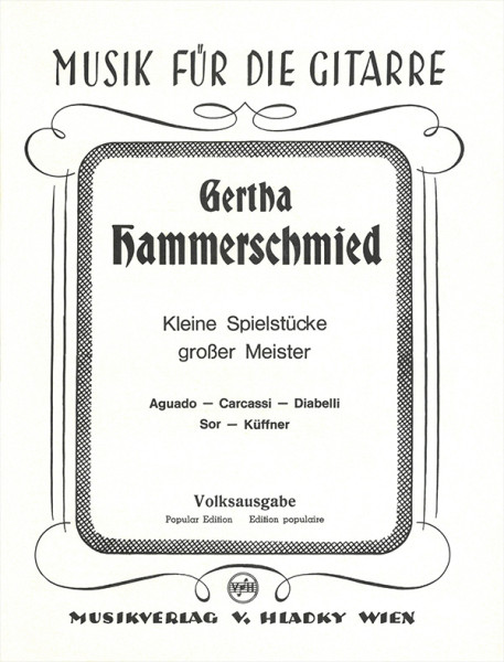 Kleine Spielstücke großer Meister | Gertha Hammerschmied | Heinrichshofen Verlag