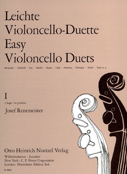 Leichte Violoncello-Duette, Band 1