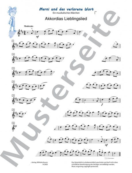 Marni und das verlorene Wort (Violine I)