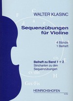 Sequenzübungen für Violine, Beiheft zu Bd 1 + 2
