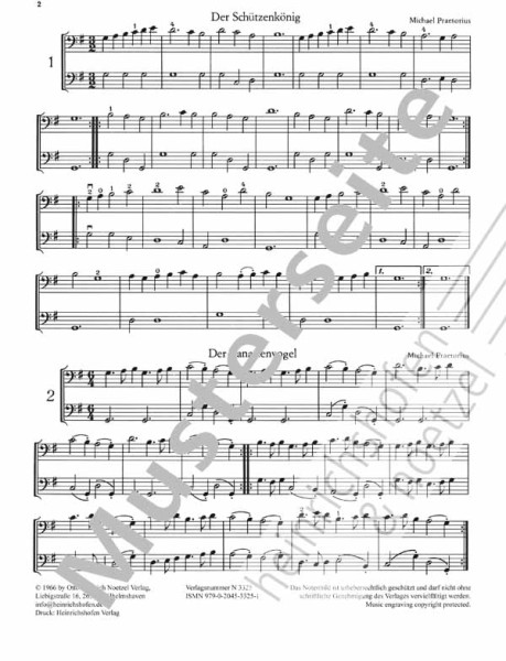 Leichte Violoncello-Duette