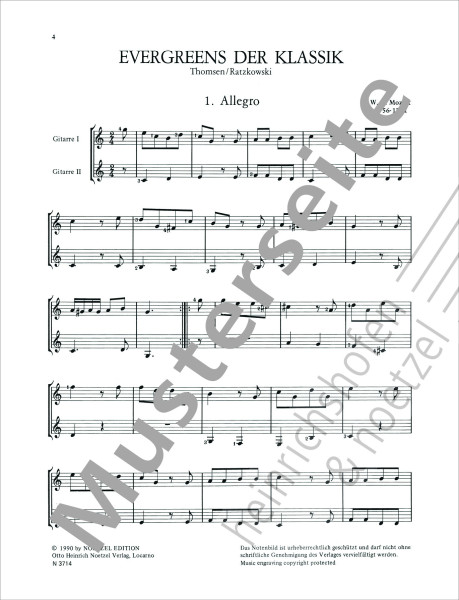 Evergreens der Klassik | Thomsen, Ratzkowski | Heinrichshofen Verlag