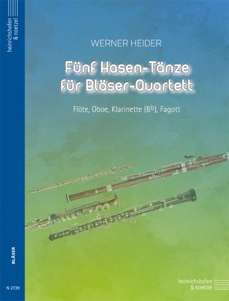 Fünf Hasen-Tänze für Bläser-Quartett