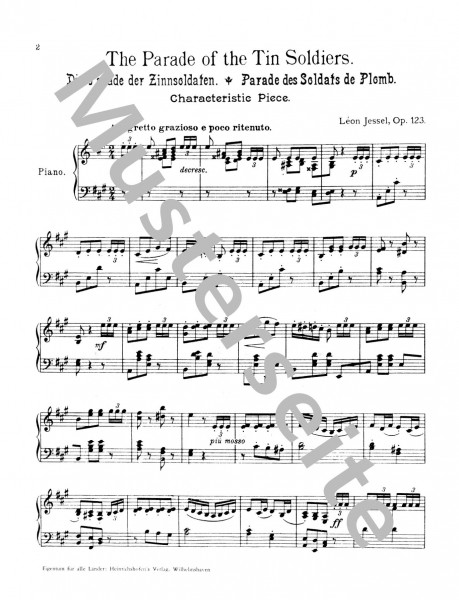 Parade der Zinnsoldaten