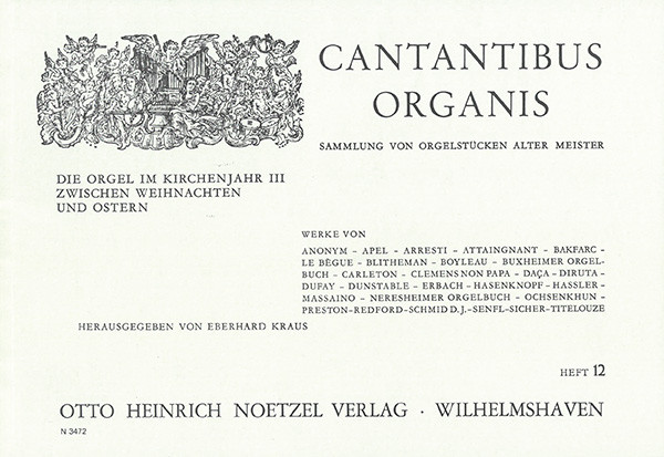 Cantantibus Organis, Heft 12
