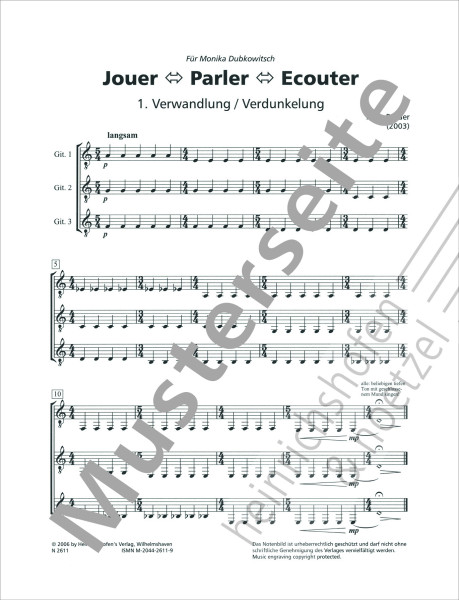 Jouer - Parler - Ecouter | Alois Bröder | Heinrichshofen Verlag