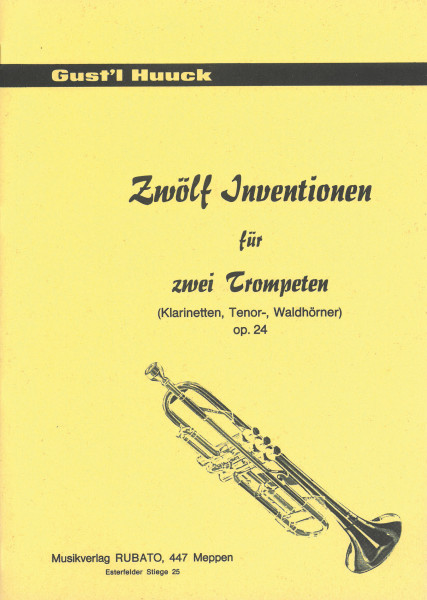 12 Inventionen für zwei Trompeten