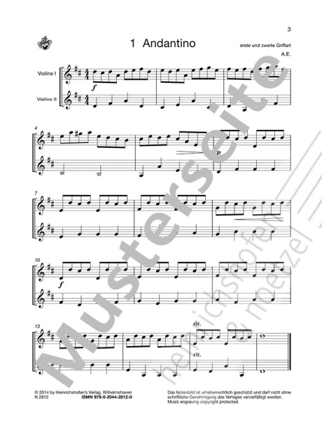 Barockduette mit Susi und Eddi | Band 2 | Anja Elsholz | Heinrichshofen Verlag